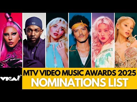 MTV Video Music Awards 2025 | Complete Nominations List