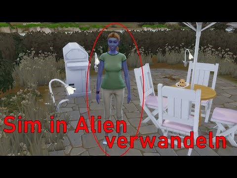 Sims 4 - Sim per Cheat in Alien verwandeln