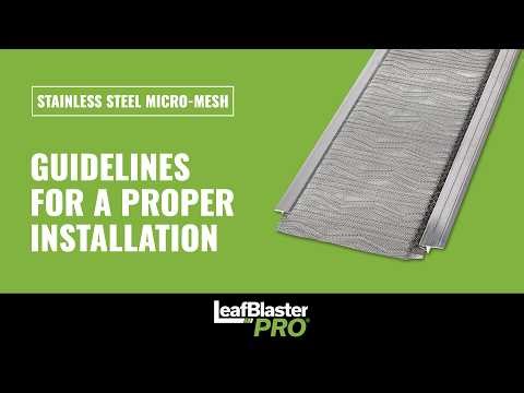 2. Guidelines for a Proper Installation