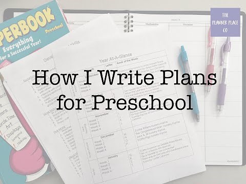 How to Write Lesson Plans | Learning through Play