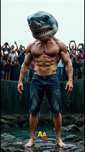 Half Human, Half Animal? You Have to See This! #HybridTransformation #AnimalMagic #CreativeAnimation