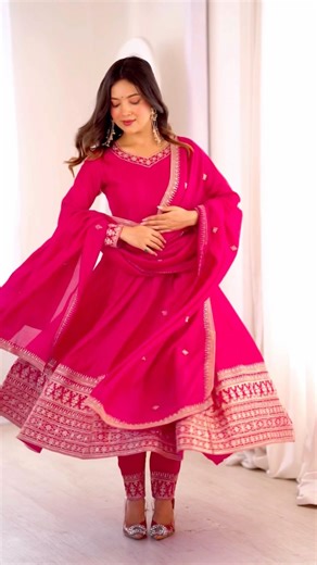 Wow🫶 Beautiful Kali Style Anarkali | COD Available | Book Order DM WhatsApp Us : +91 94847 60990