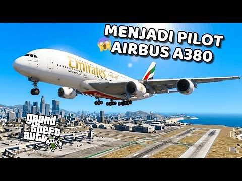 MISSION TO BECOME THE BIGGEST PASSENGER PLANE PILOT - GTA 5 MOD