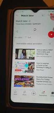 how to delete,unavailable video on watch later, tutorial