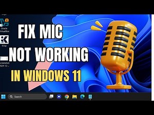 How To Fix Mic Not Working On PC/Laptop in Windows 11 (2025)