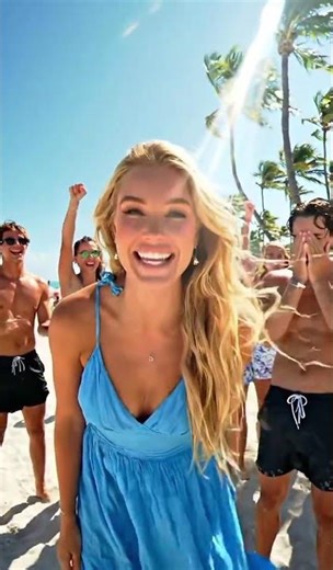 USA beach interview and the crazy opinion of public