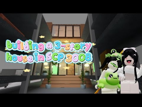 building a house in scp 3008 🏡✨😋 || ROBLOX🍀 ||