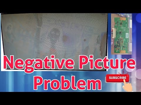 How to fix negative picture problem in LG LED TV 🔥🔥🔥