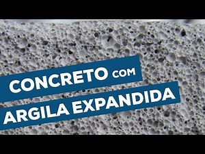 Argila expandida no Concreto