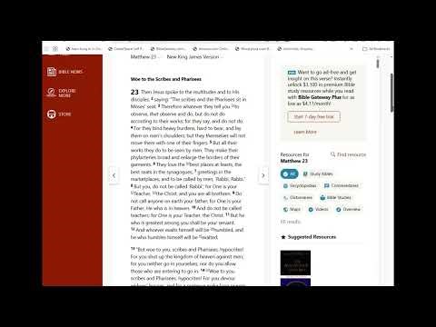 Matthew 23 Audio Bible