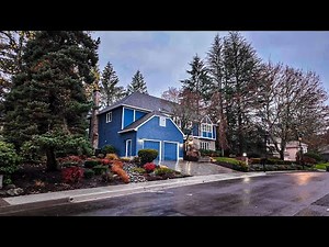Rainy Walk Through Cedar Mill Neighborhood in Portland, Oregon