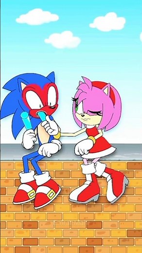 Pov:Sonic and Amy Mood Animation Parody #sonic #gamtng #cartoon