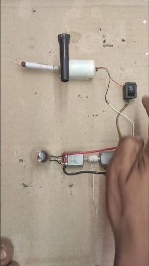 how to work mini smoke engine with use double DC motor and 12 volt bulb_Dc Motor
