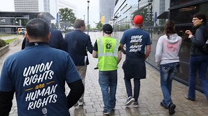 Publicly, DHL claims to be an “employer of choice” that respects freedom of association and collective bargaining rights. However, the company’s actions towards sort workers at its global hub at Cincinnati/Northern Kentucky International Airport (CVG) tell a different story. Workers at CVG are organizing to become Teamsters, but instead of respecting its workers, DHL has launched an intense anti-union campaign that violates its own corporate policies and the neutrality agreement it established w