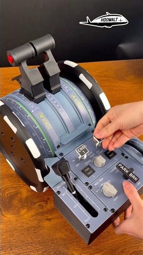 Hoowalt D107 Motorized Throttle Quadrant – Listen to the Clicks👂️ #hoowalt #d107 #airbus #msfs #a320