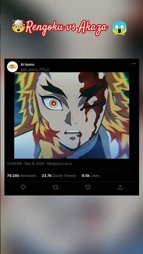 Rengoku vs Akaza full fight #Shorts #Anime #DemonSlayer #MugenTrainArc #infinitycastlearc