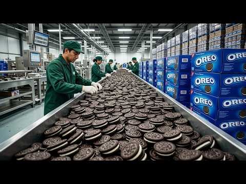Inside the Oreo Factory 🍪 – How Millions of Oreo Cookies Are Made Every Day (Full Process)