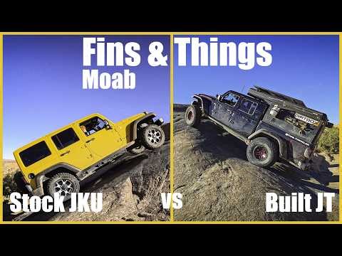 Fins and Things Trail Guide: Stock Jeep vs Built Gladiator