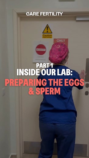 Ever wondered what happens behind the scenes in our IVF lab? 🔬 Our four part series will take you inside to see each step. Join Alison Campbell, Chief Scientist at Care Fertility as we give you an exclusive look at the science, technology and care that go into every treatment cycle.💜 Part 1 - Egg & sperm preparation The IVF journey begins today. Eggs are collected in theatre, sperm is prepared in the lab, and our embryologists begin the careful work of preparing for fertilisation. This is wher