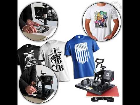 How to use this Heat Press Machine - Instruction Video.