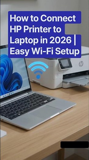 How to Connect HP Printer to Laptop in 2026 | Easy Wi-Fi Setup #hplaptop #hptutorial