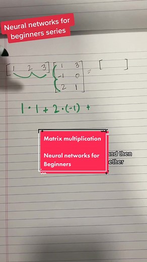 Matrix Multiplication in Neural Networks Explained