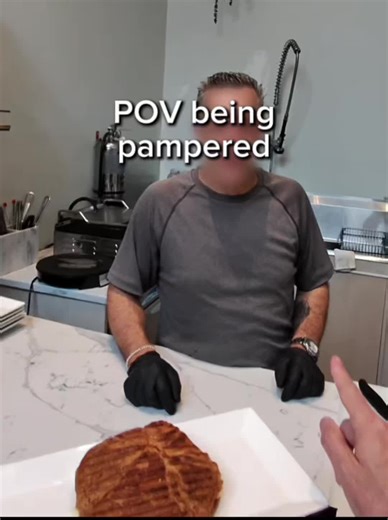 POV being pampered | pampered chef scrubber