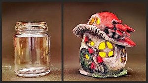 153K views · 2.9K reactions | DIY Mushroom House Using a Jar❣ | Creative Mom | Facebook