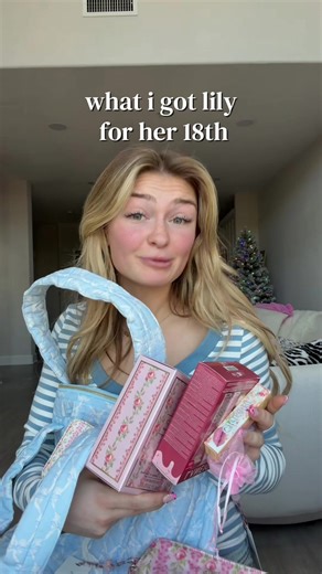 im actually so proud of this gift @PINK PALM PUFF @LoveShackFancy @laneige_us @sephora #haul#birthday#gift#aesthetic #loveshackfancy