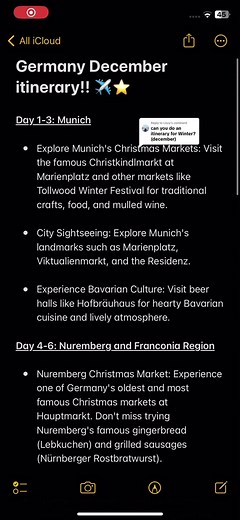 Explore Germany: December Travel Itinerary Guide