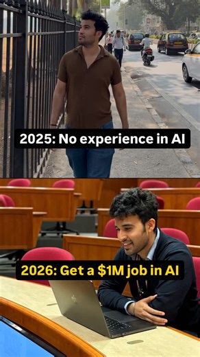 Abhijay Arora Vuyyuru | Study Abroad | Careers | AI on Instagram: "Comment "pro" and i will send the link in your DM. 💰 $1M Gen AI Salaries in 2026? It’s actually happening. The field is moving at lightning speed, making it nearly impossible to upskill while job hunting. Great Learning Academy Pro+ is the all-in-one solution to bridge that gap: • Elite Certs: Microsoft & AWS recognized credentials. • Portfolio: Real-world guided projects and coding. • Job Prep: AI resume builder & GenAI mock in