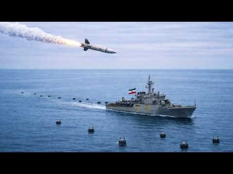 1 MINUTE AGO! US Navy Precision Strike HITS Iran's Mine-Laying Warship Spreading Sea Mines in Hormuz