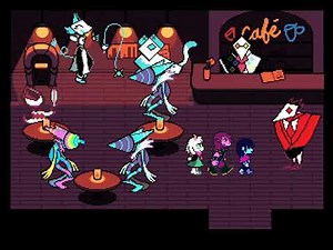 DELTARUNE Chapter 2 - Castle Town Cafe Unique Dialogue