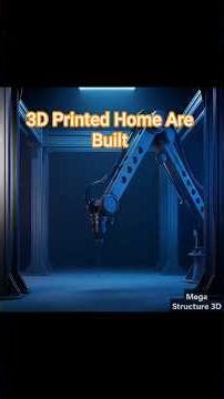 How 3D Printed Homes Are Built in Just 24 Hours | Mega Structure 3D