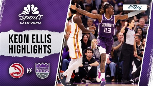 Keon Ellis highlights: Watch Kings guard score 20 points in loss to Hawks