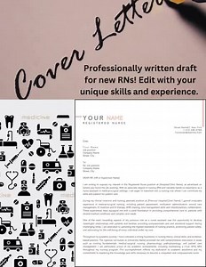 Neues Grad RN Resume Template Bundle: Anschreiben & Referenz (Digitaler Download) - Etsy.de