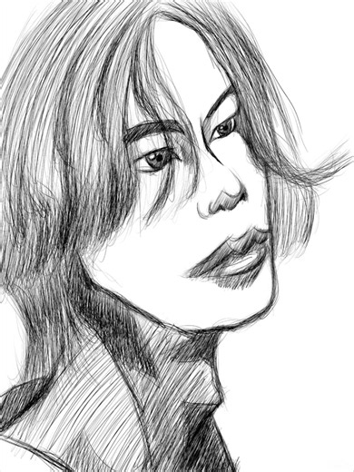 米津玄師イラスト一発描き描いてみたNOBUAKI