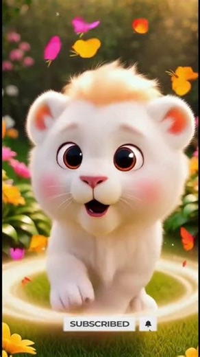 White Lion 🤍🦁 Color Party | Learn White for Kids | Light Green Mystery? 💚 | Shorts
