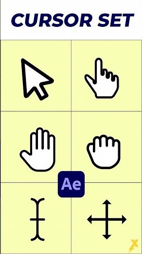 FREE Cursor Set After Preset for After Effects