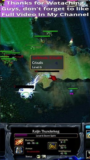 Dota 1'⚡ Storm Showdown! ⚔️ 1v1 Fight vs Sand! 💥 #dota1 #Dota2 #Gaming #Games #wow #michael_legend