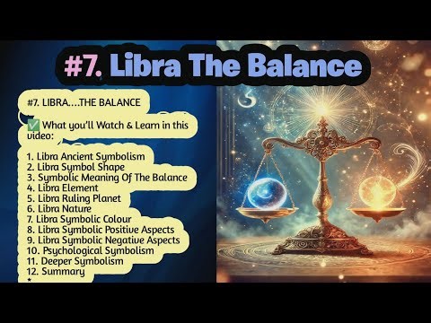 Libra Symbol ♎ The Balance ⚖️ || Libra Zodiac Personality || Buraj Mezan