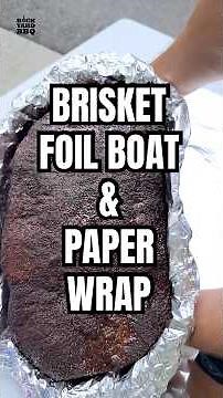 Brisket Foil Boat & Paper Wrap