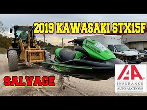 I Bought A Wrecked Flooded No Start 2019 Kawasaki Jet Ski from the Auction