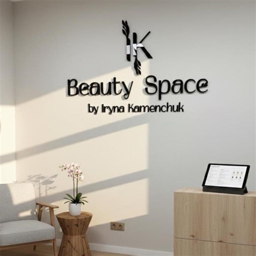 Custom Logo Sign: Beauty Salon Sign Acrylic - Etsy Canada