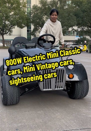 Explore 800W Electric Mini Classic Cars for Kids