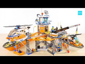 レゴ シティ 沿岸警備隊の海上基地 4210 ／ LEGO City Coast Guard Platform Speed Build & Review