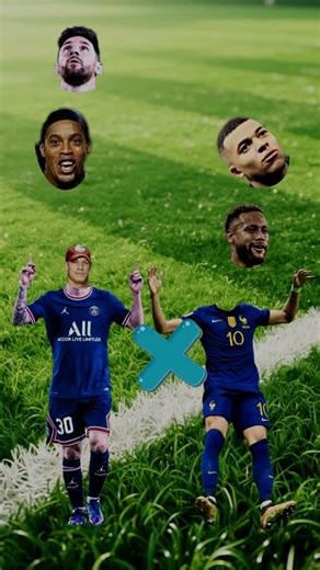 When the Master Meets the Prodigy 😱⚽ Messi vs Mbappé in a Crazy Mix-Up! | #Shorts #messi #mbappe