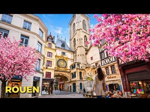 This Timeless French Town Feels Like a Fairy Tale | Rouen, France 4K Walk 🇫🇷