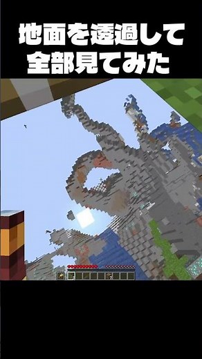 超簡単バグ技でやばい透過してみた #マイクラ #shorts