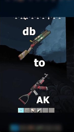 RUST snowball db to Assault Rifle and l96😱 #mrlopchik #rust #shorts